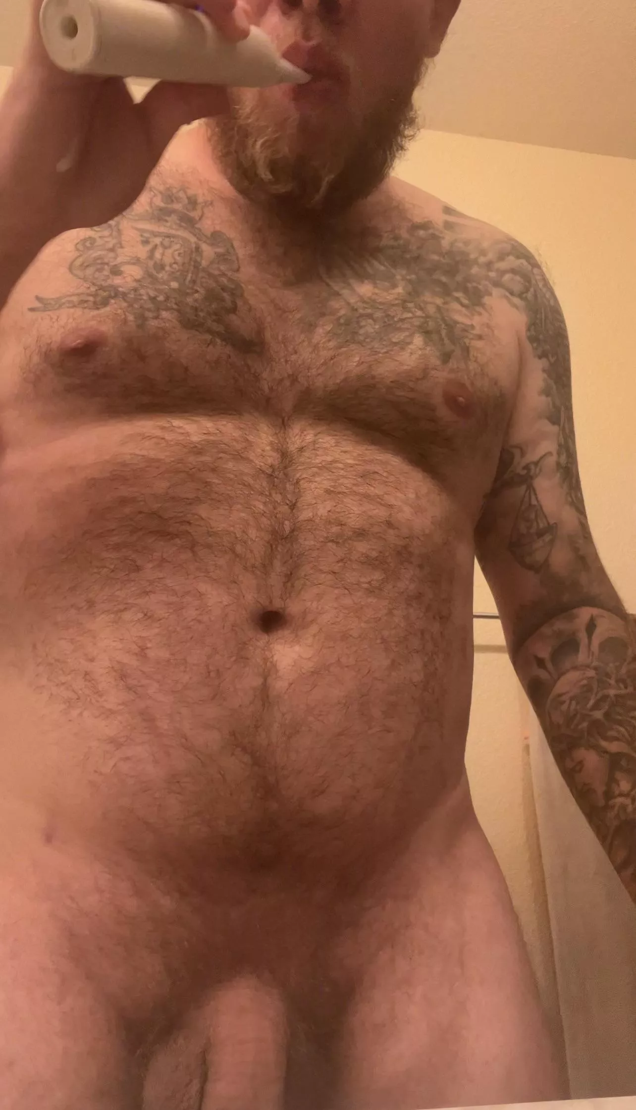 Morning Routine posted by HairyWhitecoco69