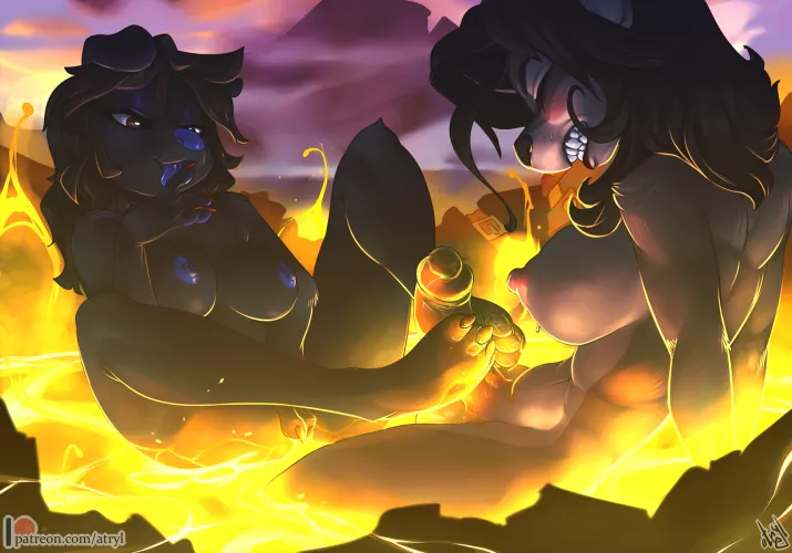 [NSFW] A pretty hot pawjob :V by Direct_To_VHS