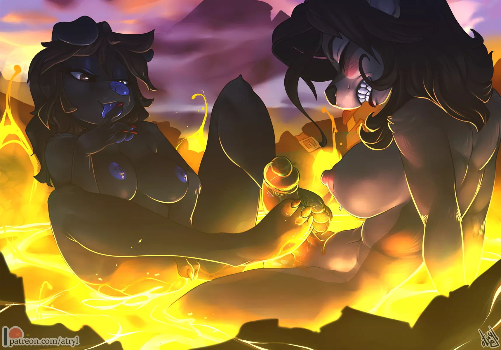 [NSFW] A pretty hot pawjob :V posted by Direct_To_VHS