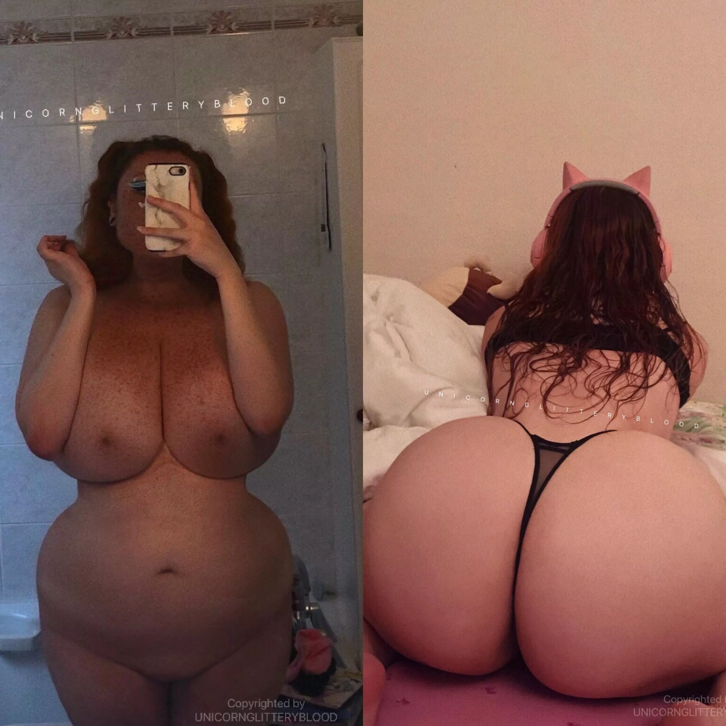 [OC] boobs vs booty! am i your type? posted by Unicornglitteryblood