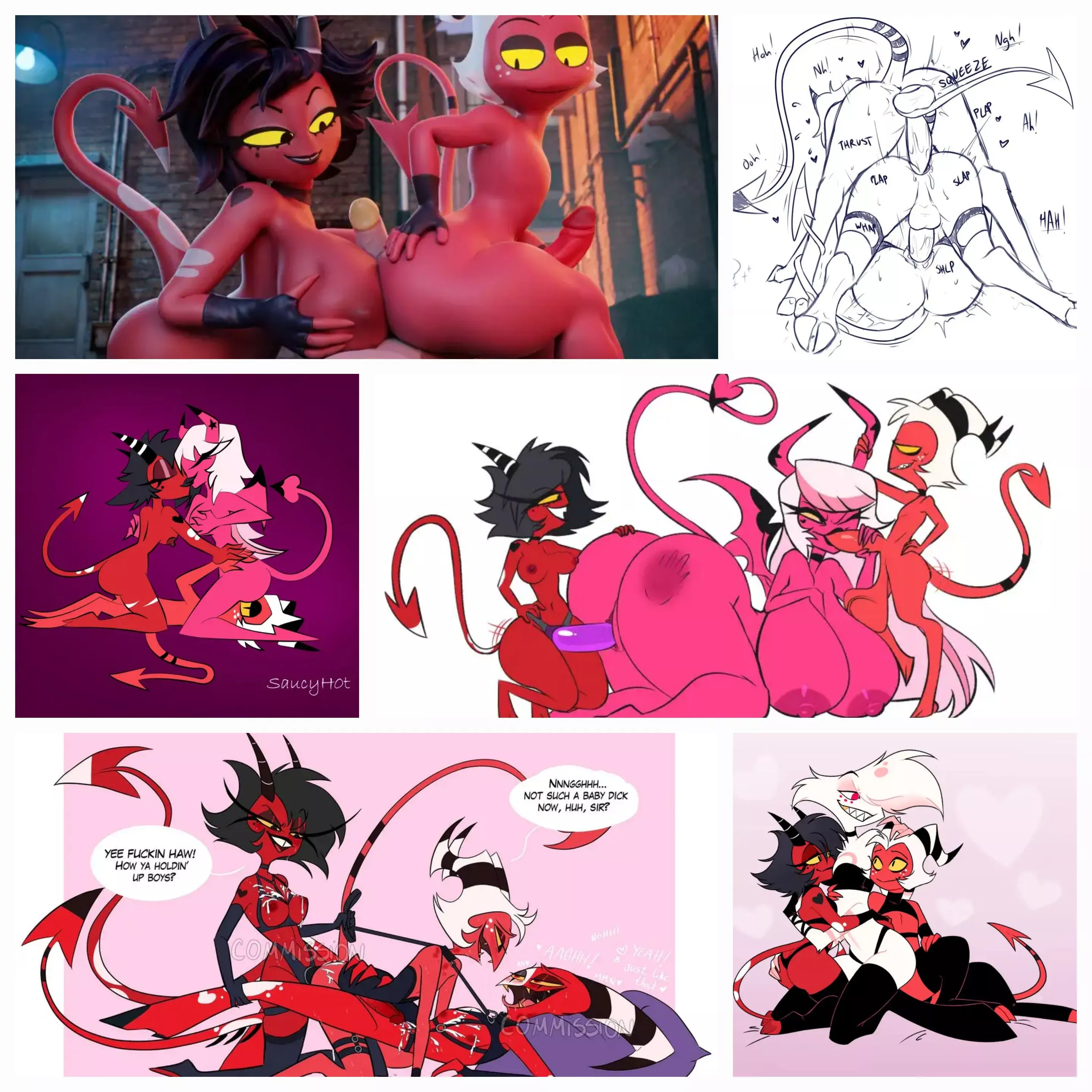 Power Couple Collage posted by hornysluttybisexual