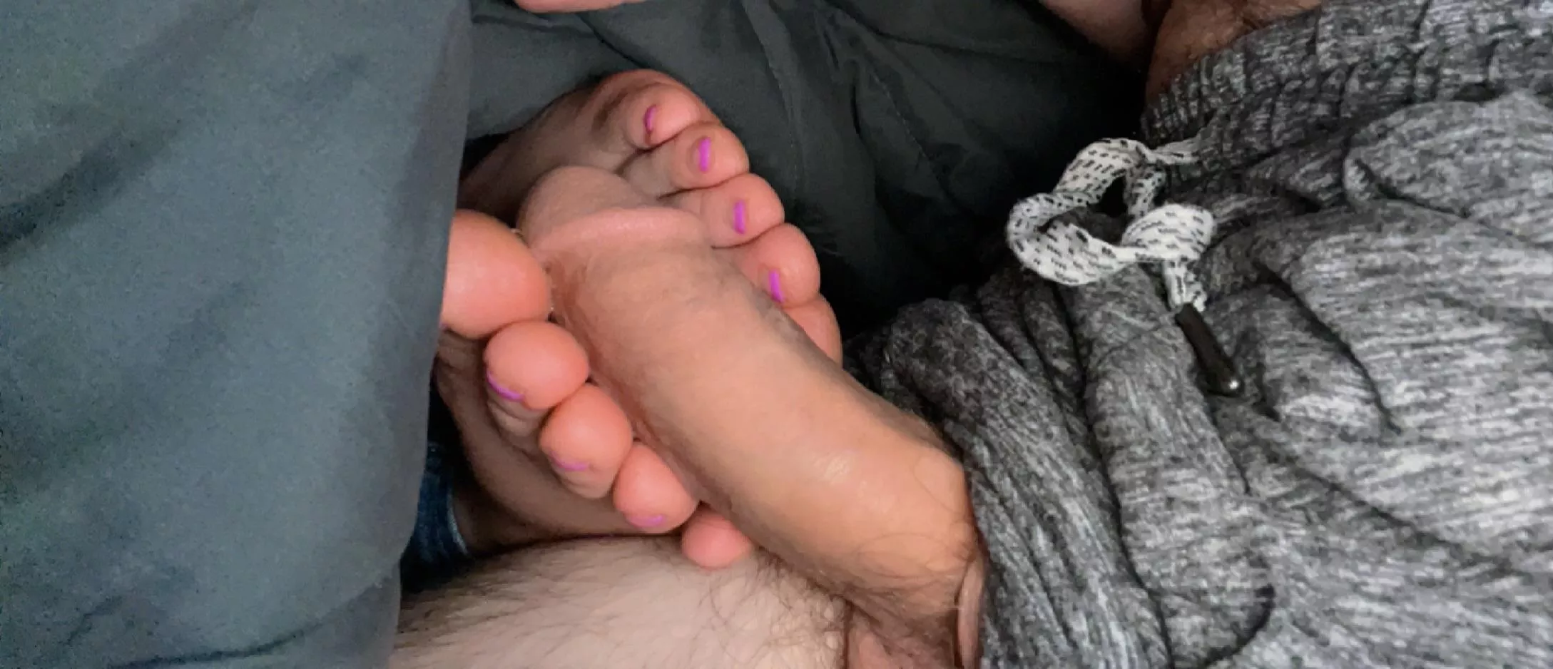 Pretty pink toes posted by Clean_Koala_9621