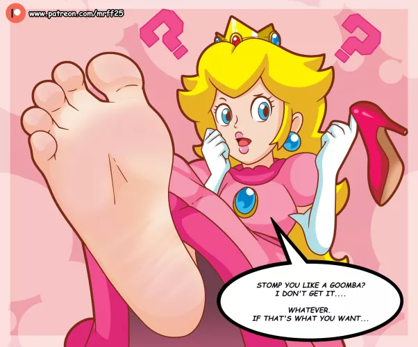 Princess Peach (Super Mario Bros) [Artist: Mrff25] by ComaOfSouls