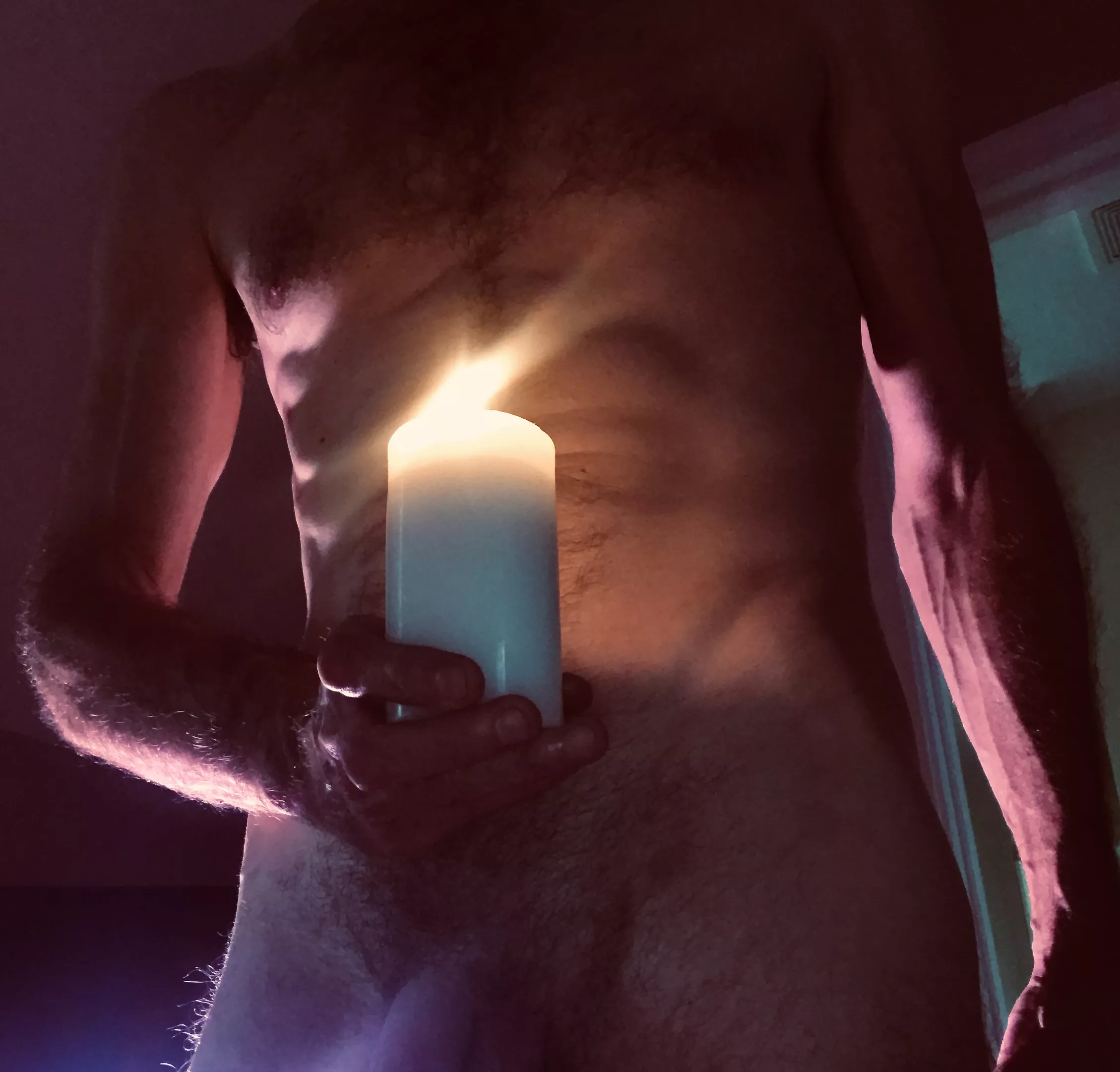 Should the wax pentagram go on my chest or yours? posted by VasDeferens2021