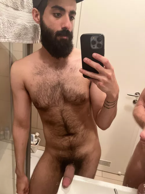 Thick beard and cock. Wait til u see the ass tho ☺️ by DerangedArabian