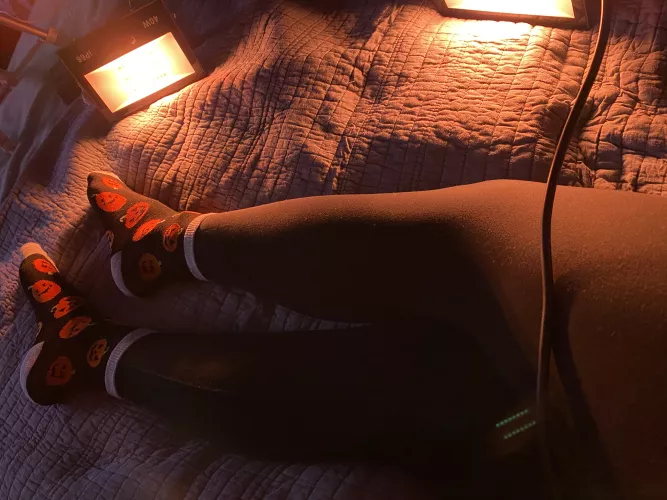 Trying to warm up my pumpkins... Happy Halloween ;) by solefulshasta10