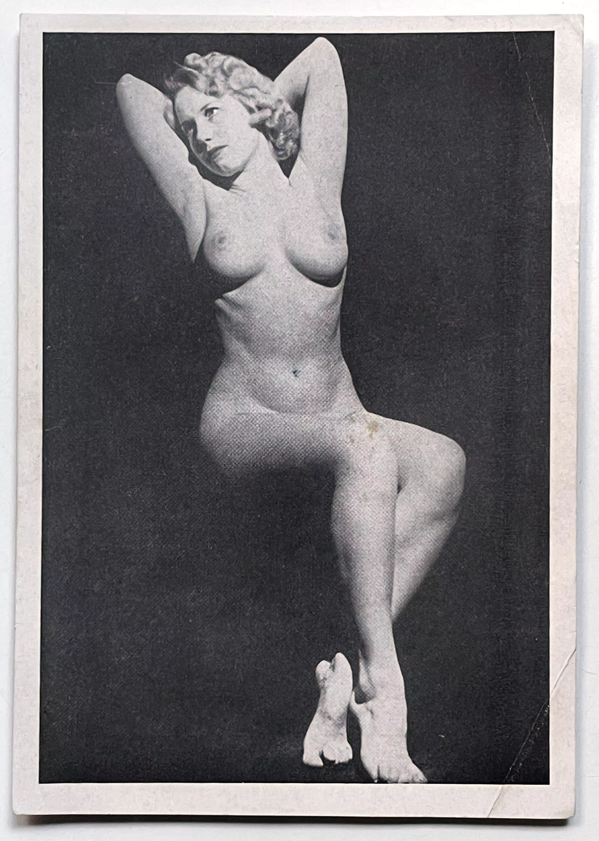 Unknown Model, Unknown Photographer (1940s) posted by ahilava