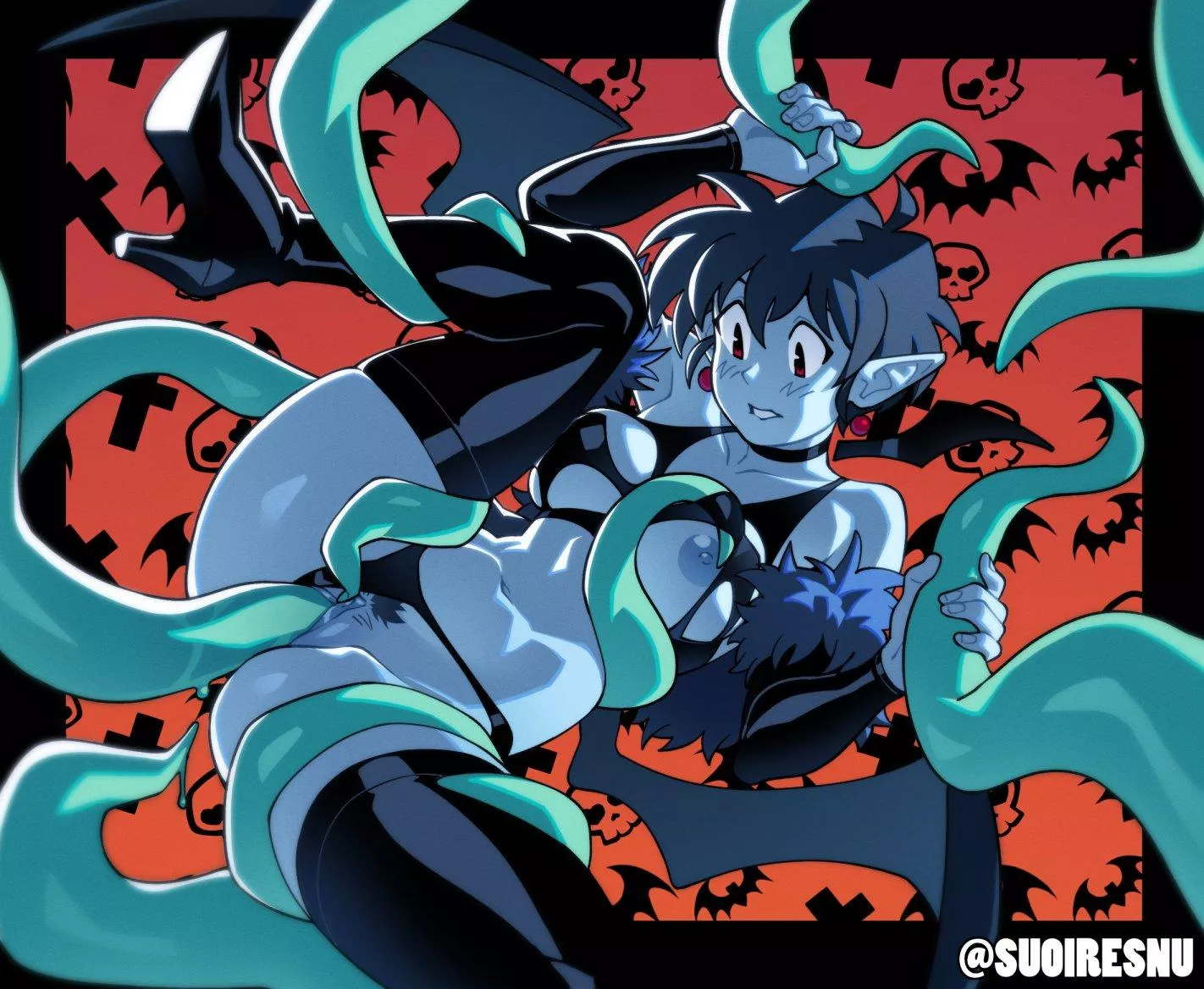 Vampires love spooky tentacles (suoiresnu) posted by DarkSpringer