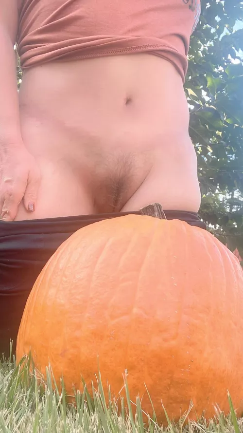 Wearing my bush as my costume…going back to shaved tomorrow by ToriLove46