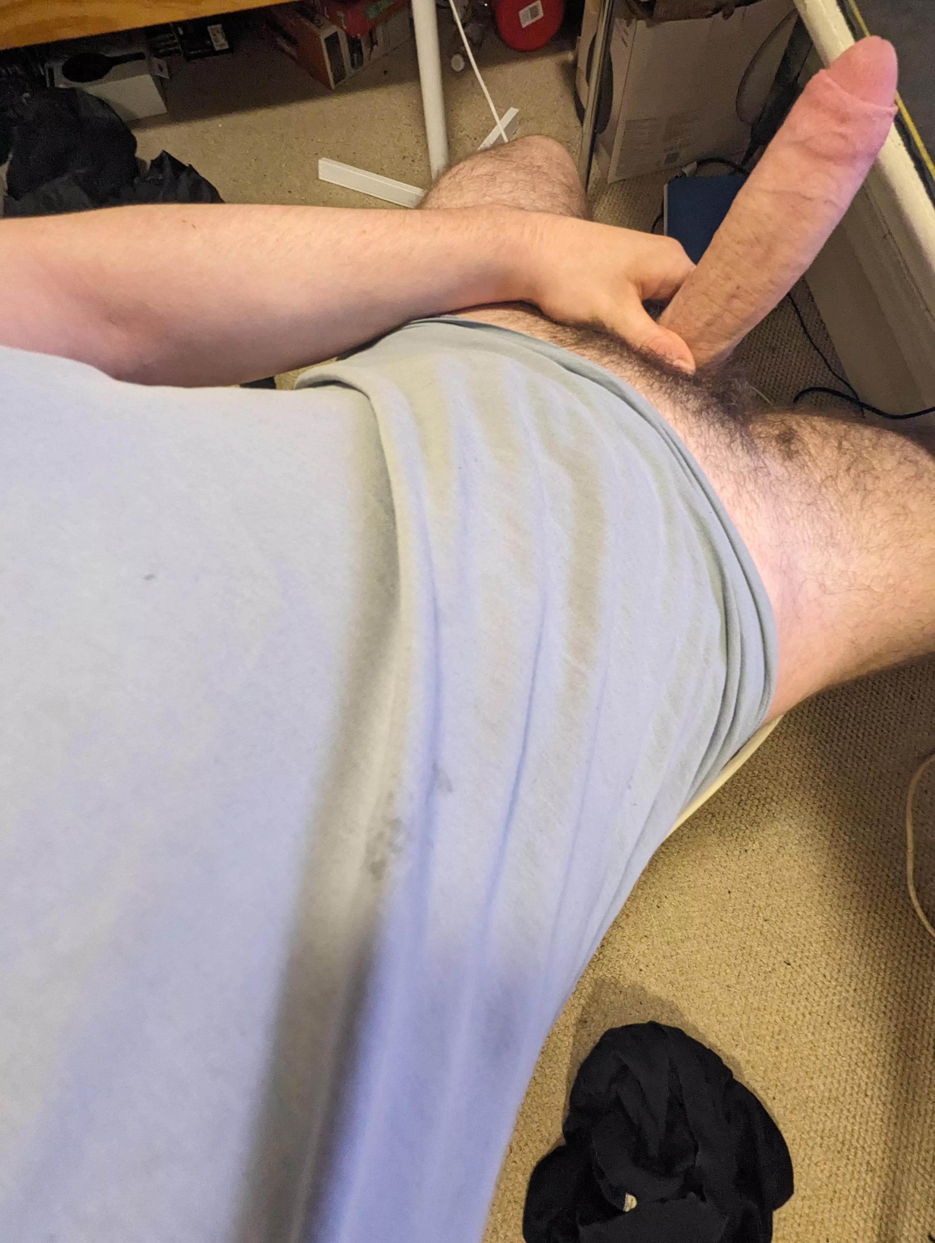 Who's brave enough to ride my huge British dick? 😏 posted by bigishbritish