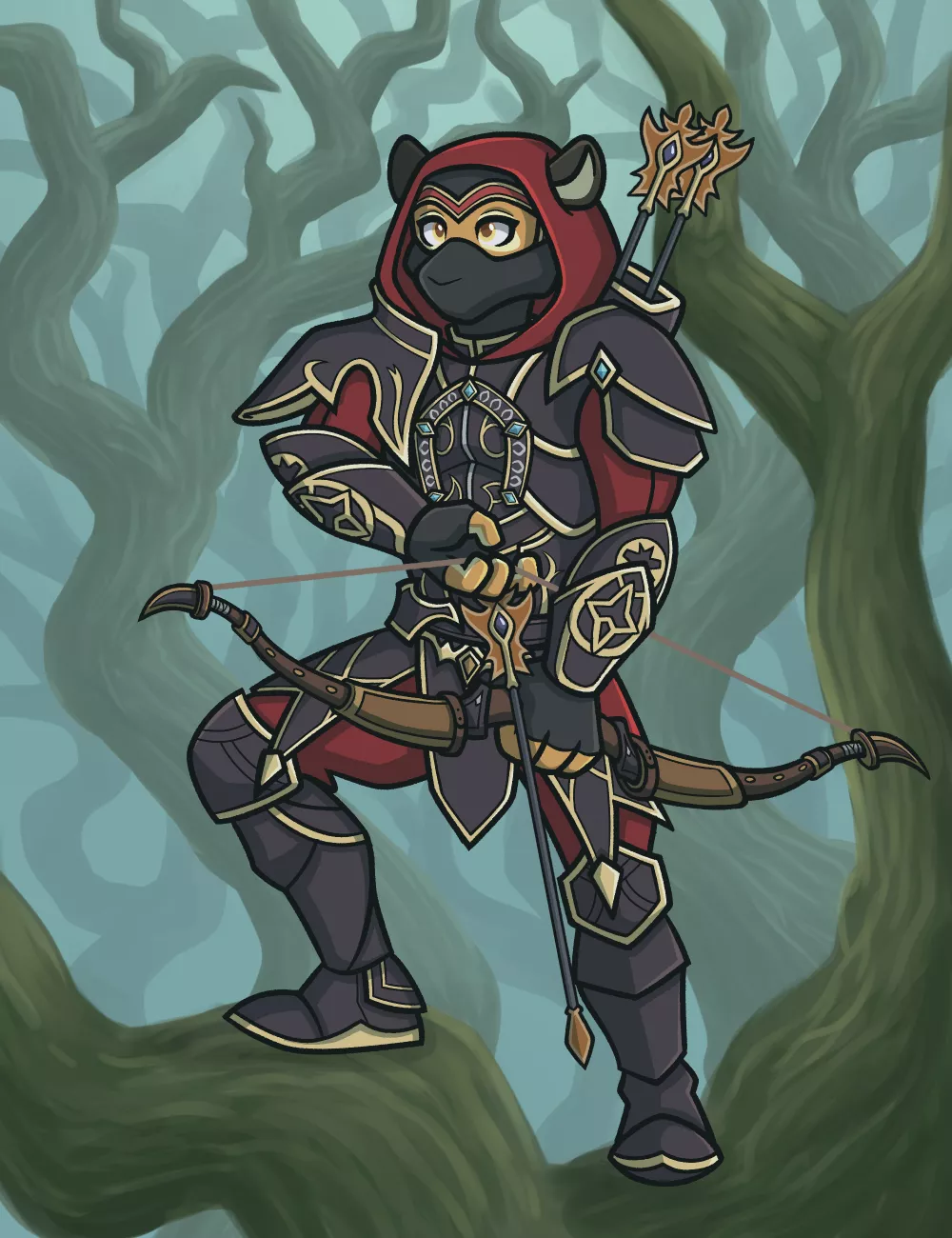 A Ranger in the Mist [art by me] posted by War_Dyn27