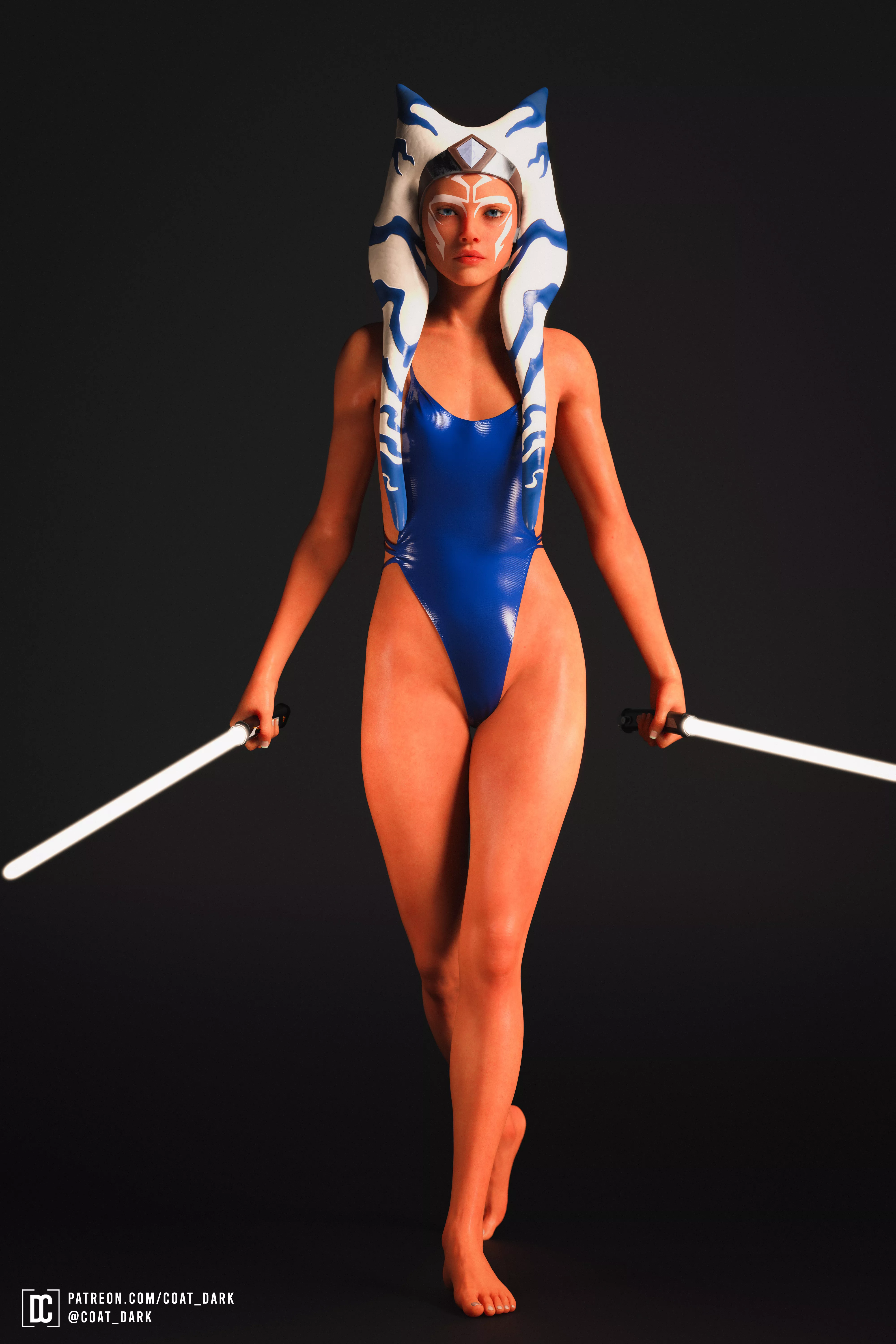 Ahsoka - Tight Swimsuit (coat_dark) [Star Wars: Ahsoka] posted by coat_dark