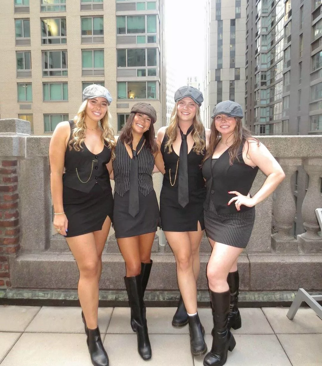 Four young friend's celebrating Halloween🎃💯🔥 posted by CountDannyKoker77