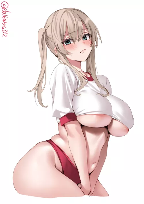 Graf Zeppelin underboob [Kantai Collection] by x54dc5zx8