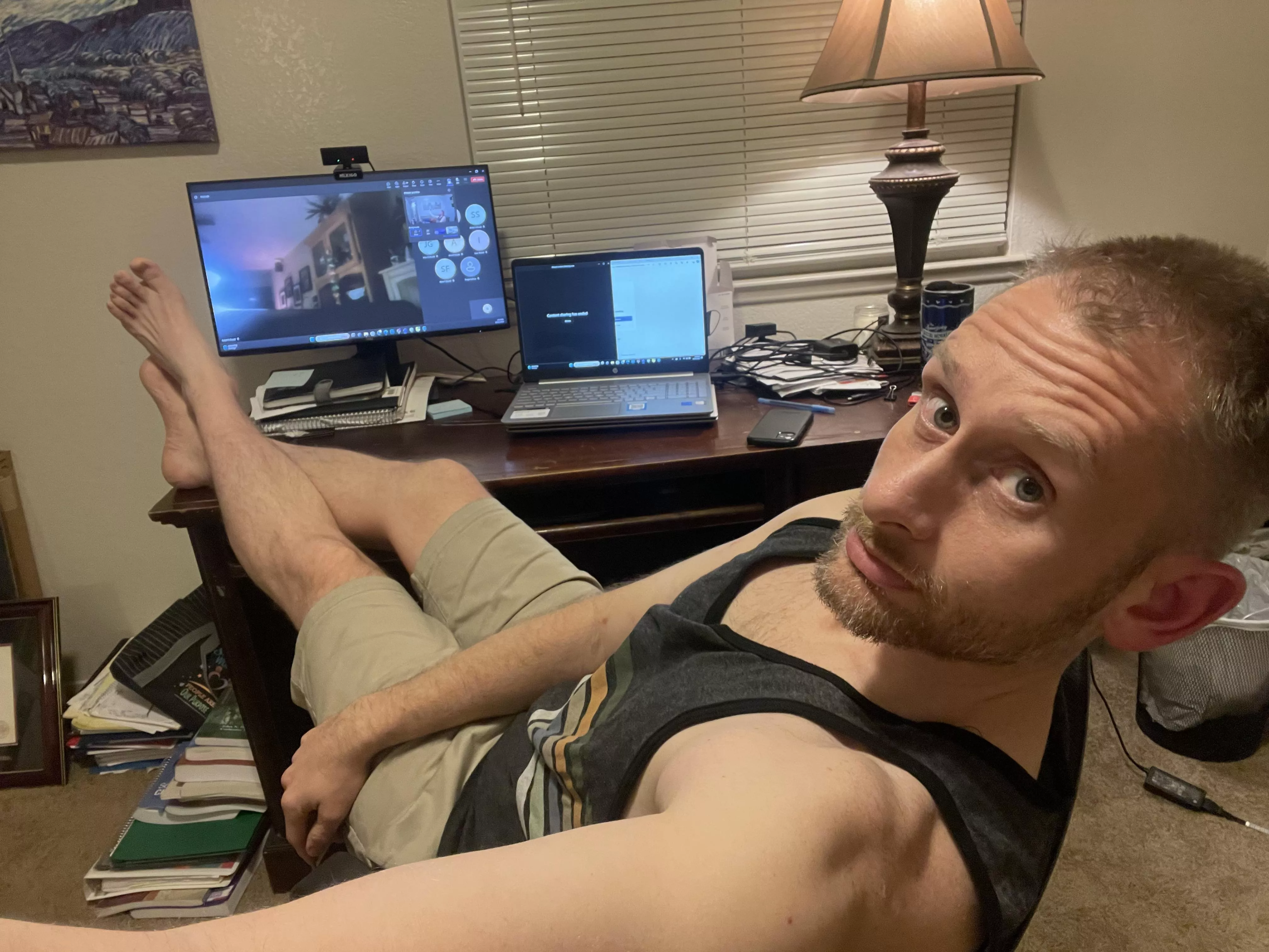 Halloween night work meeting posted by Inquisitive35-35