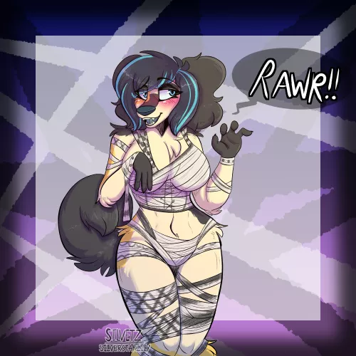 Happy Halloween!! [Art by me @silver.starlily on Instagram!] by Silverstarlily