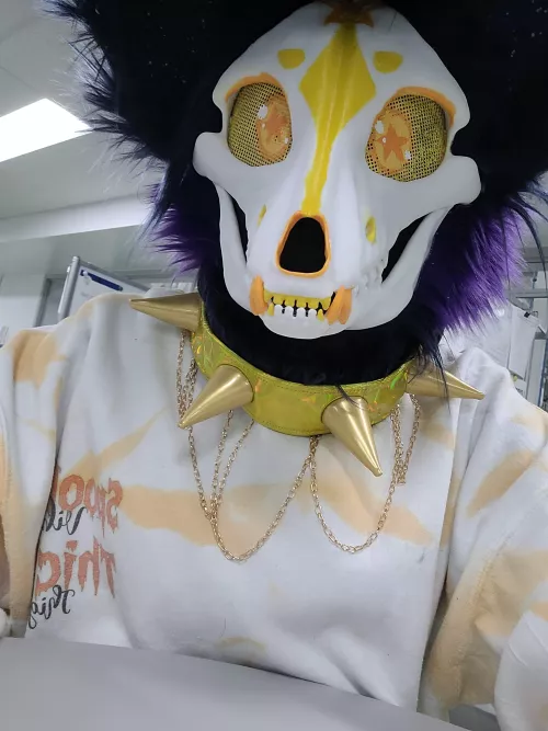 HAPPY HALLOWEEN! ( First time wearing any of my heads in public-work-) by forestforlive