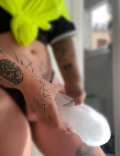 I’ll fuck your mouth with my ice dick until it melts completely by EIMENEITOR