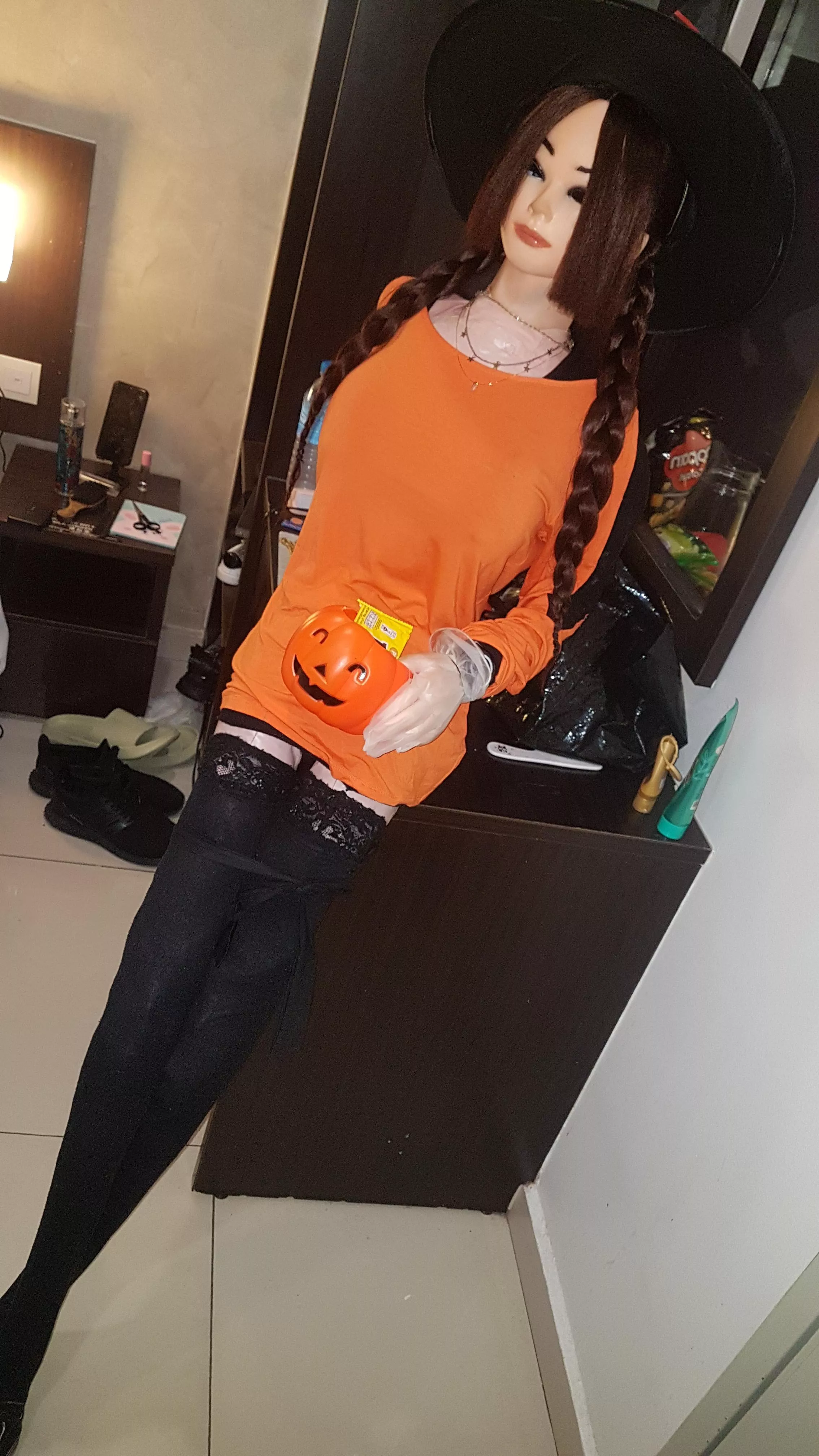 my AIML Sexdoll Lime3 Happy Halloween with M&M's and Popcorn posted by spacebear7778