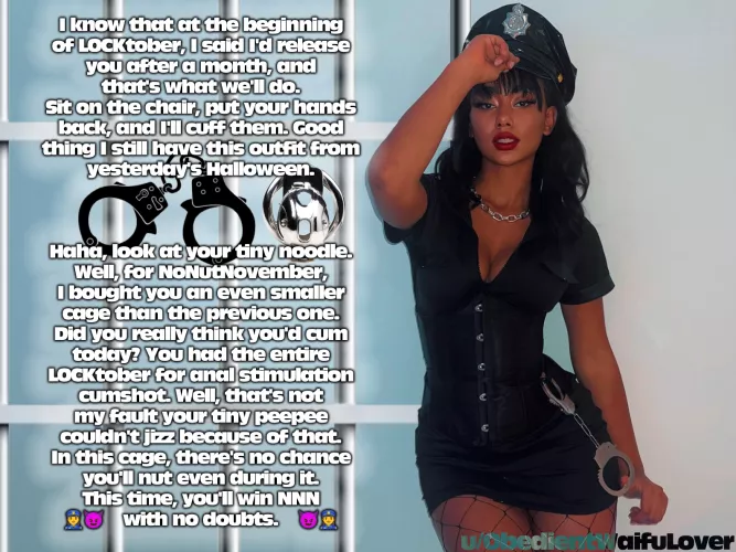 NotNutNovember Custody by ObedientWaifuLover