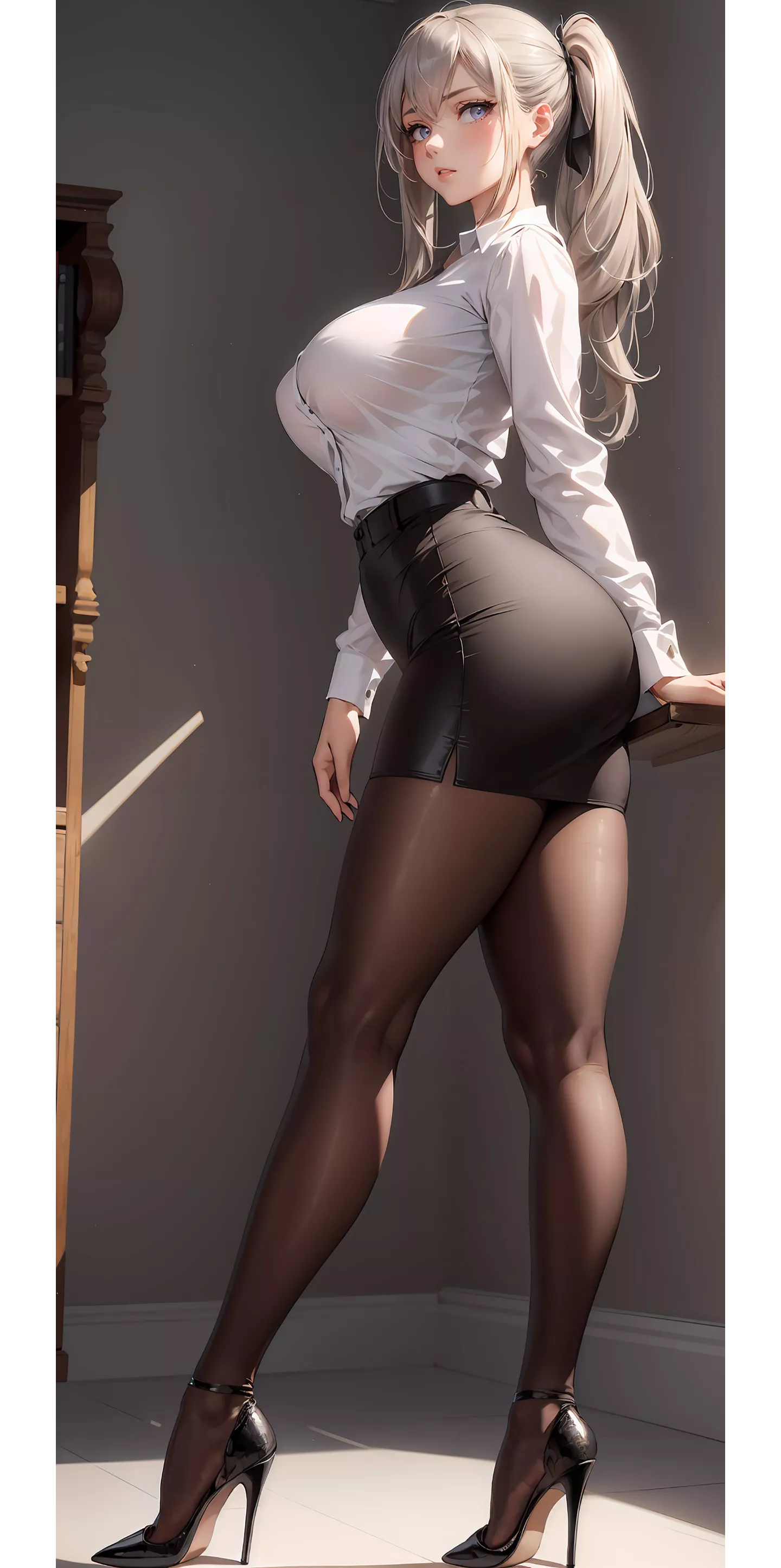 Office Lady Thighs posted by CheetahSperm18