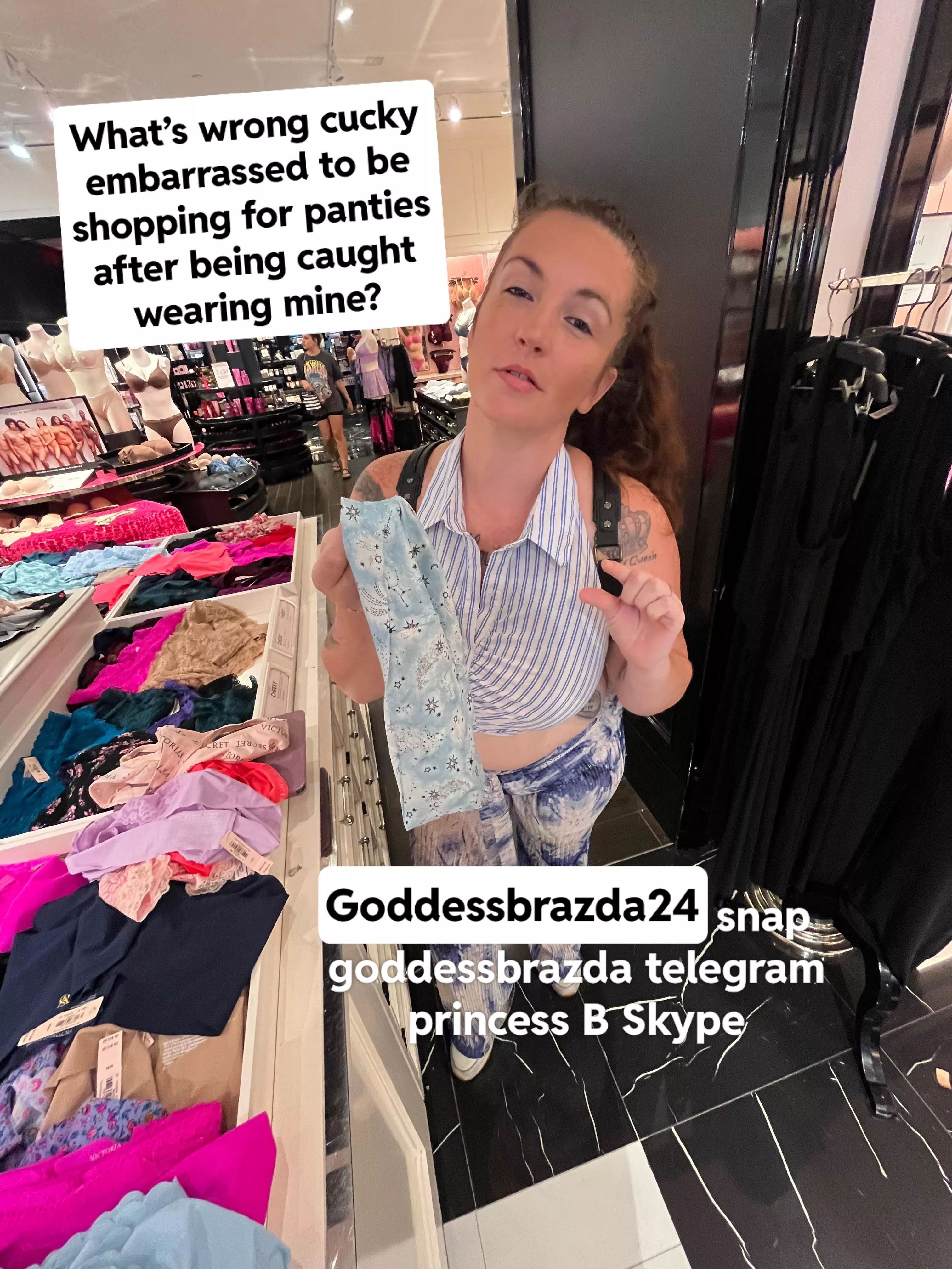 Since you want to wear my panties cucky let’s just get you your own posted by DaddyBrazda