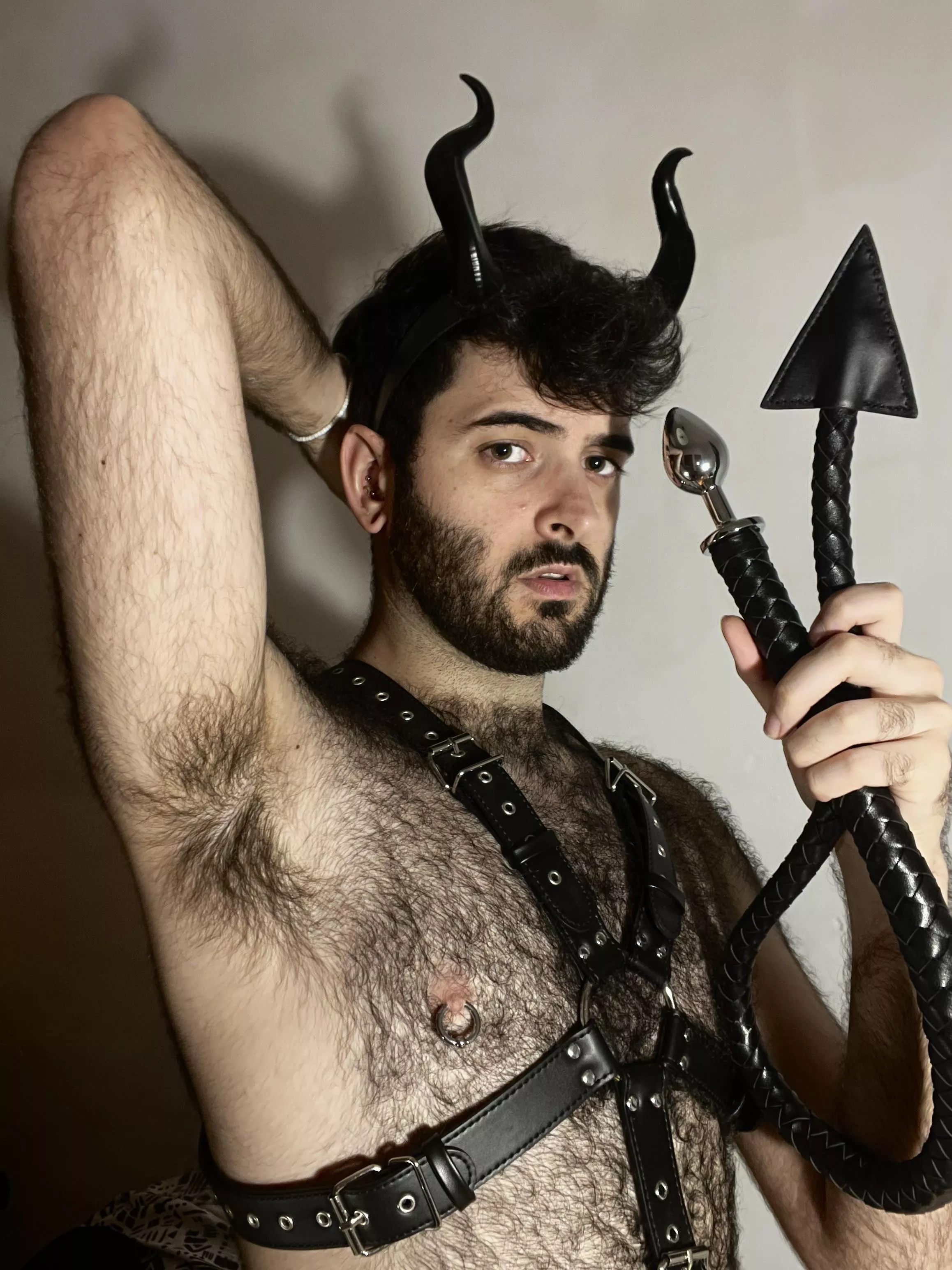 This hairy devil wishes you a Happy Halloween posted by PiercedOtter