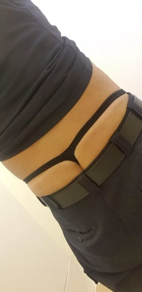 Took the Mrs thongs to work last night. by Smooth_Solution9302