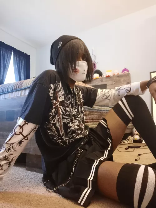 Trying an emo fit, how does it look? by TheSandKid