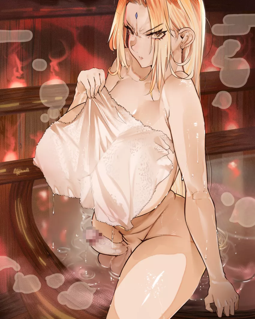 Tsunades cock got exposed posted by IlDKlI