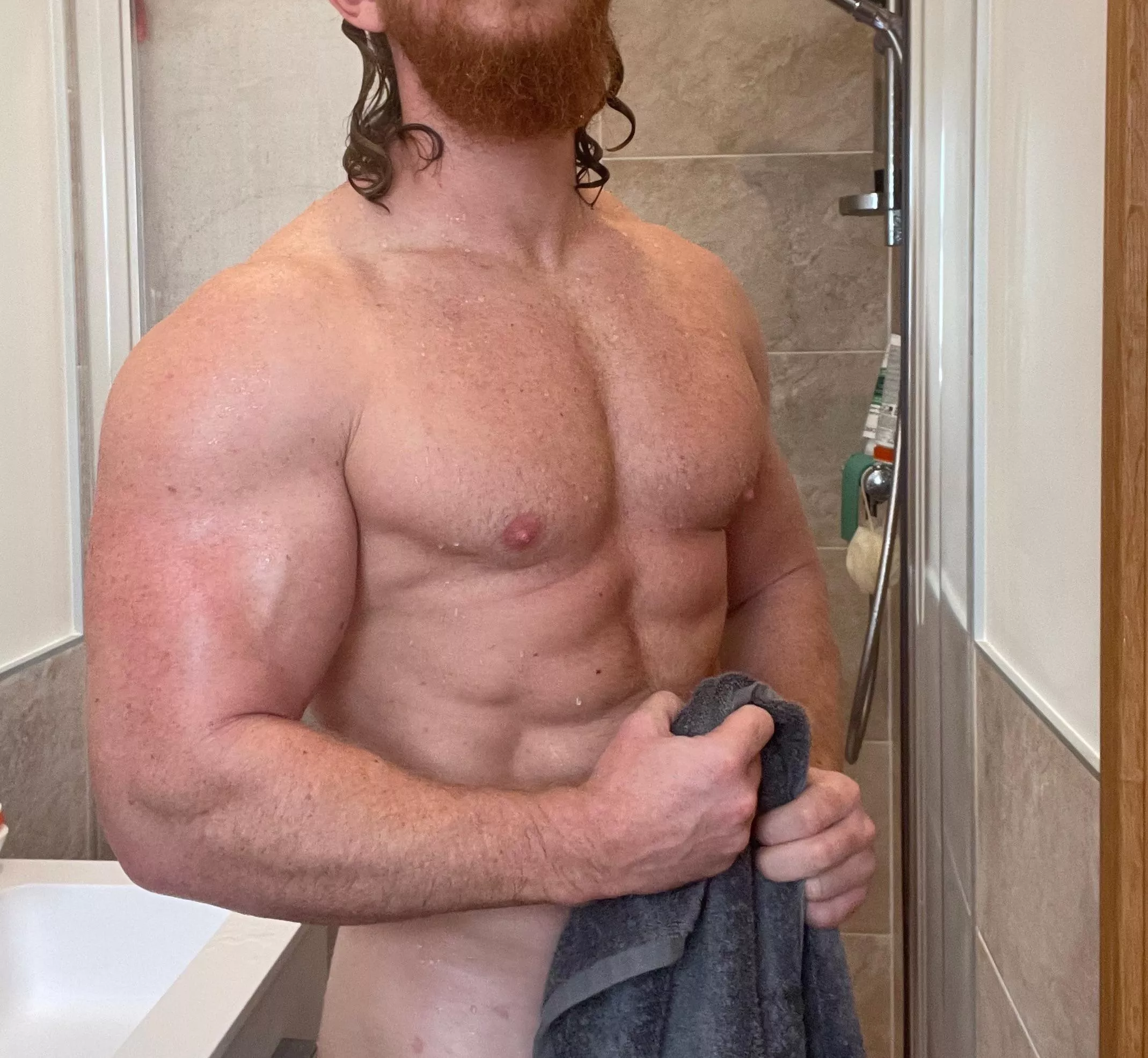 Wanna rub some shower soap onto my body posted by Bearded_alpha1