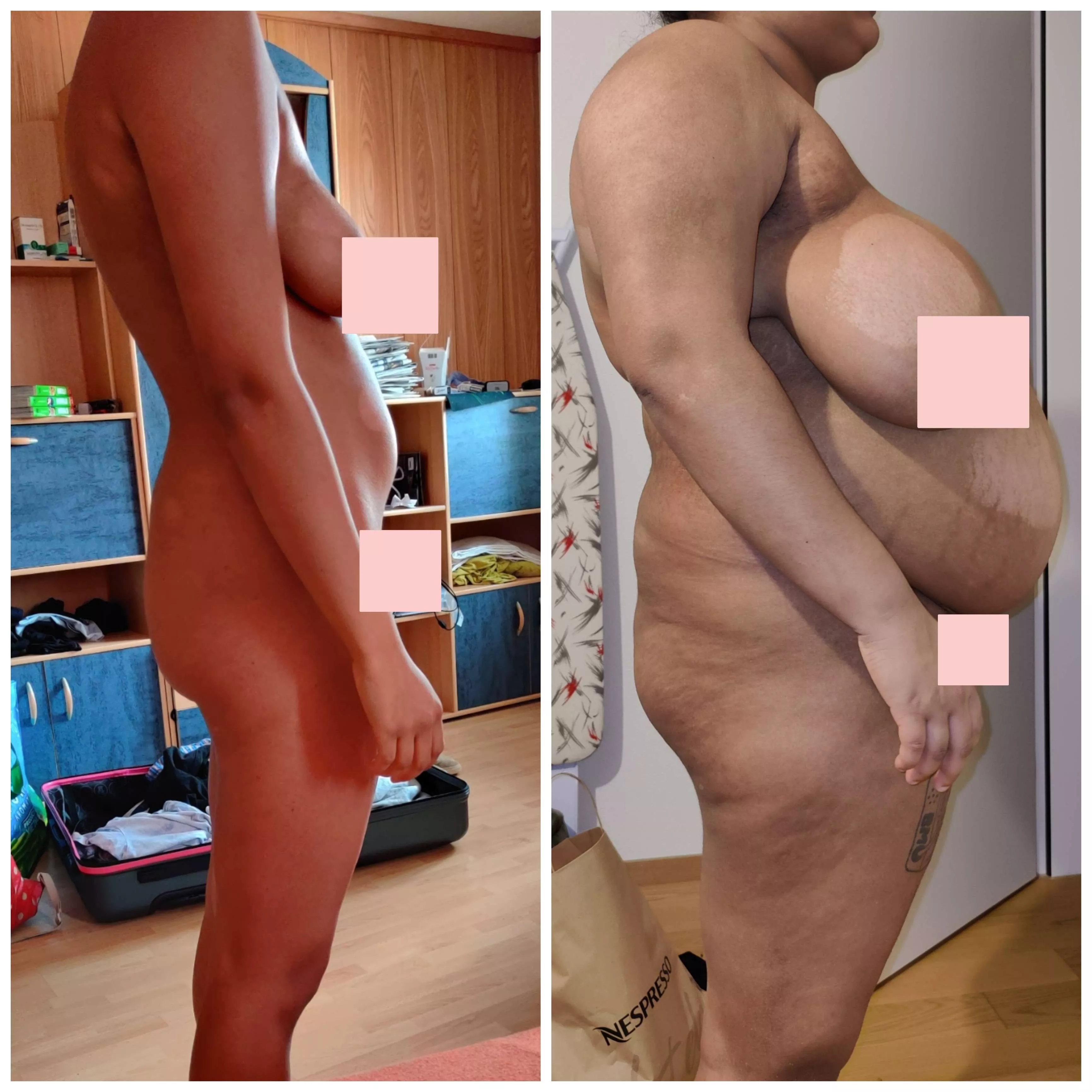 Ballooning 🐷 tease me posted by curvypotchi