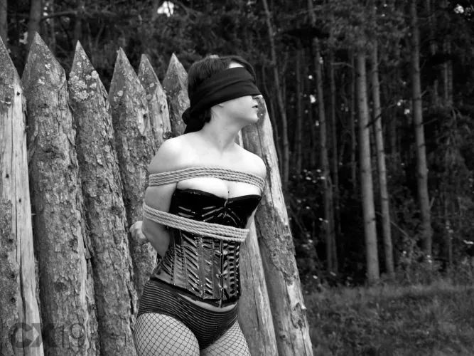 Bound and Blindfolded Outdoors by Comfortable-Egg1572