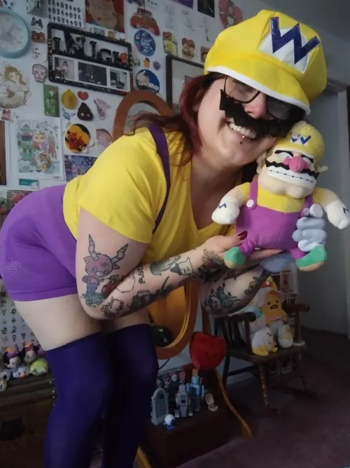 can I get a WAH in the chat? 💜 [enby] by ala_mode666