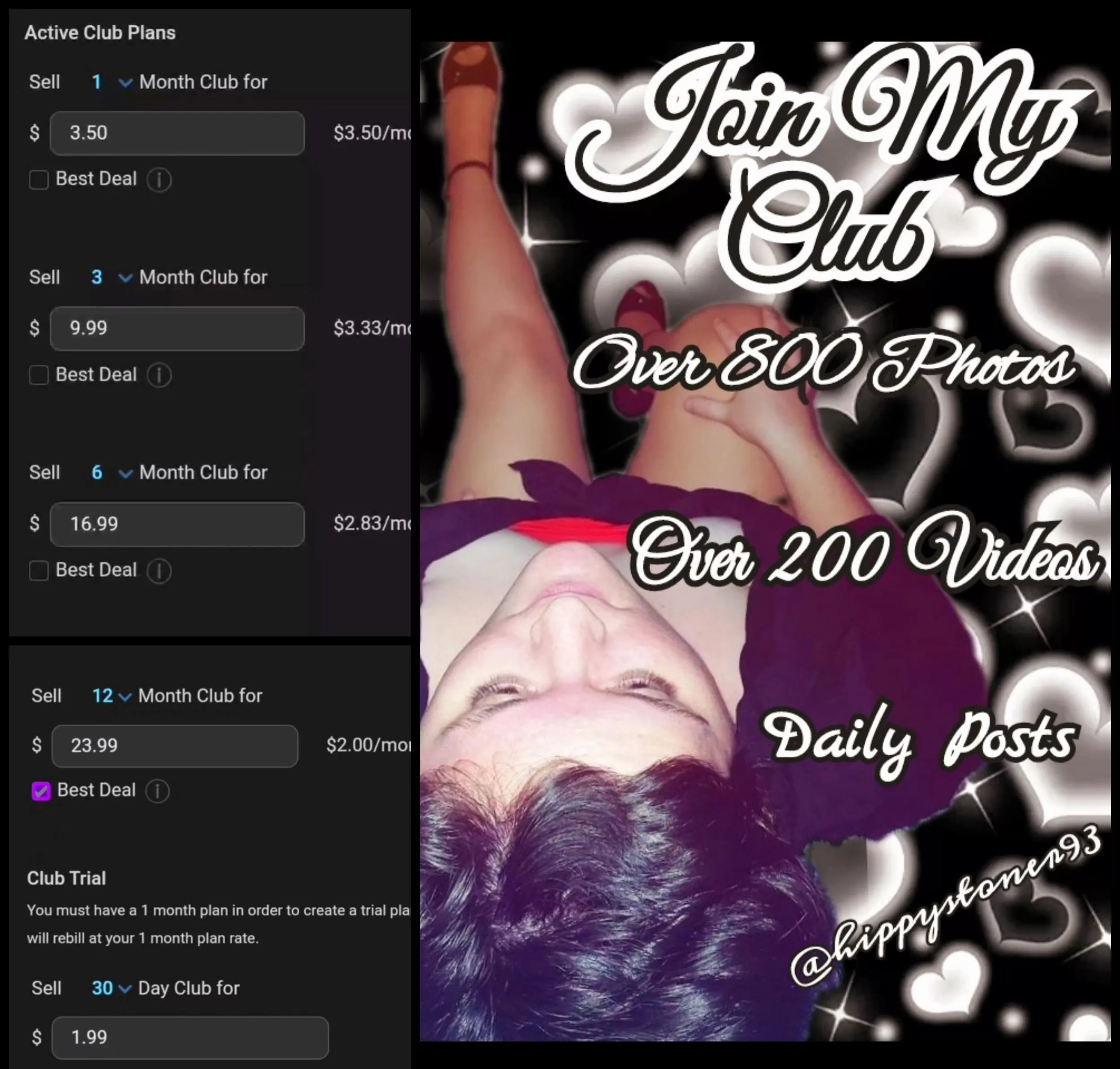 💋Cum join My Club💋 💦Exclusive Content Not Seen Anywhere Else😜 🦋Daily Nudes🦋 Over 230 Videos 🎥 Over 800 photos ♥️ Daily Posts💚 And so much more 💖 posted by HippieStoner93