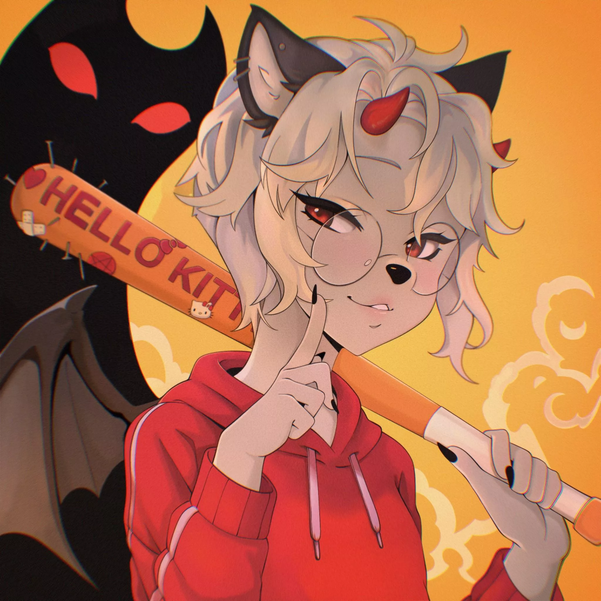 how did you celebrate Halloween? (art by me foke.s) posted by Appropriate_Cost2329