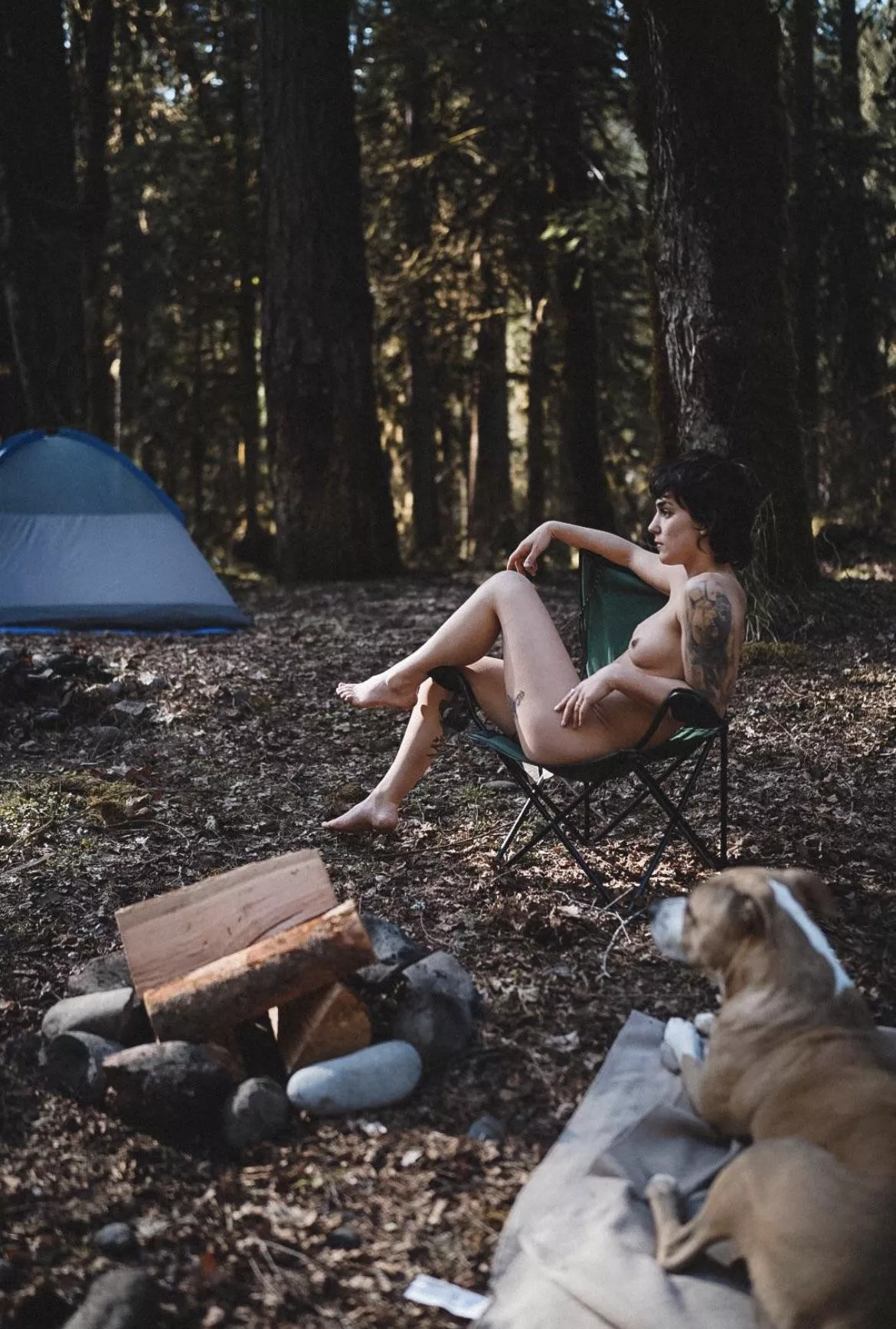 Naked camping is the best camping. posted by HarperHunt