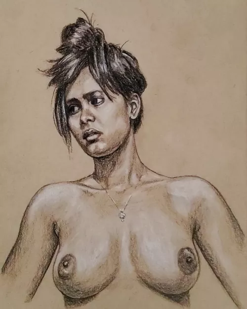 Nude Portrait by Jimmy by Jimmys_Paintings