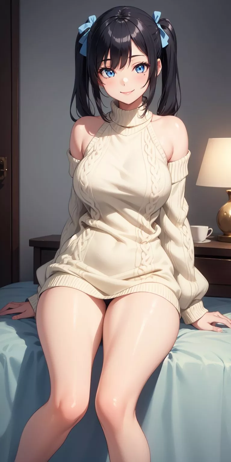 Open Shoulder Sweater posted by CheetahSperm18