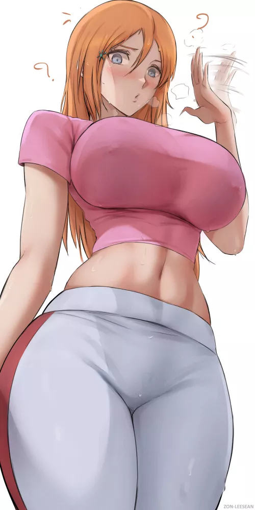 Orihime feeling hot by xSaviour_N