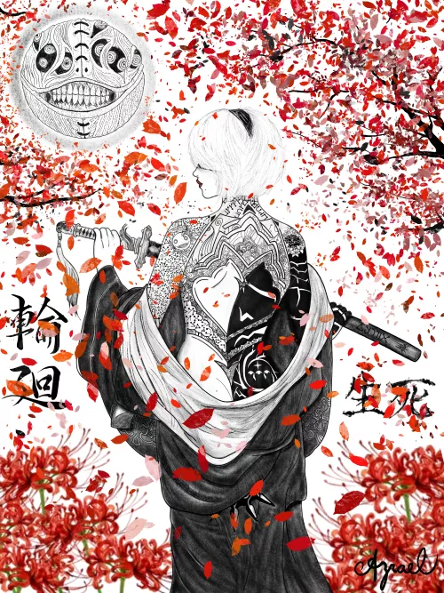 Samurai 2B [theblackwolfcries] by DarkLordCripplus