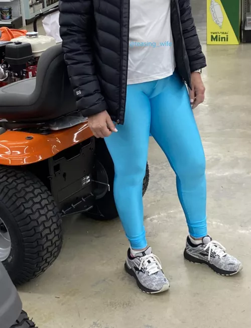 Teasing hubby in my favorite leggings. by Teasing_Wife