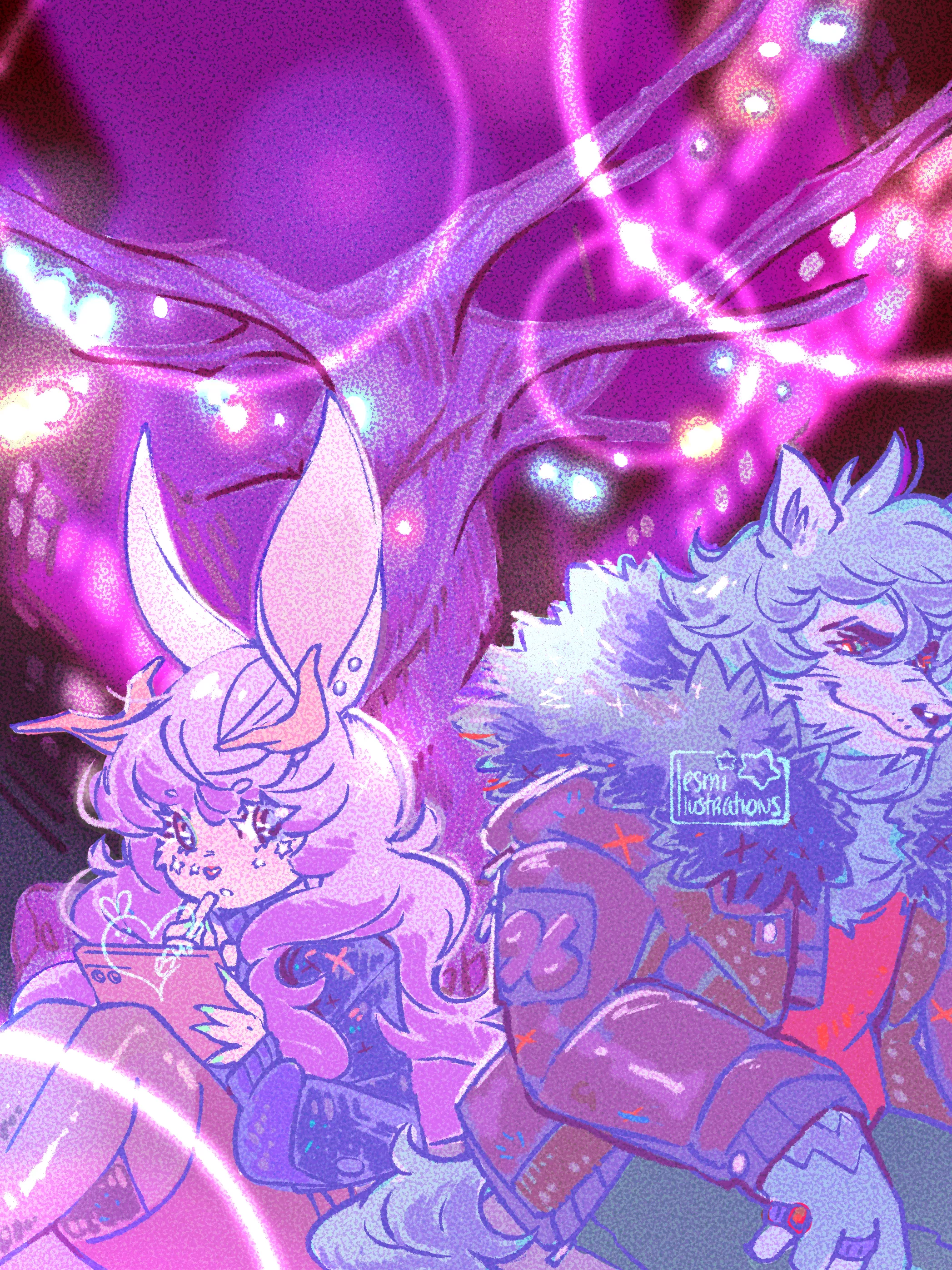 would you date a werewolf?(art by me) posted by lxsmi