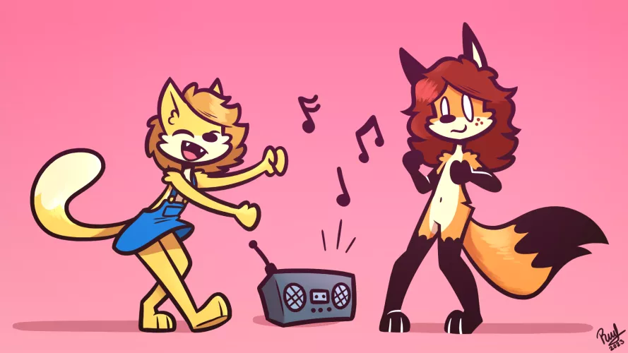 Dancing (by me) by RafVicAlv