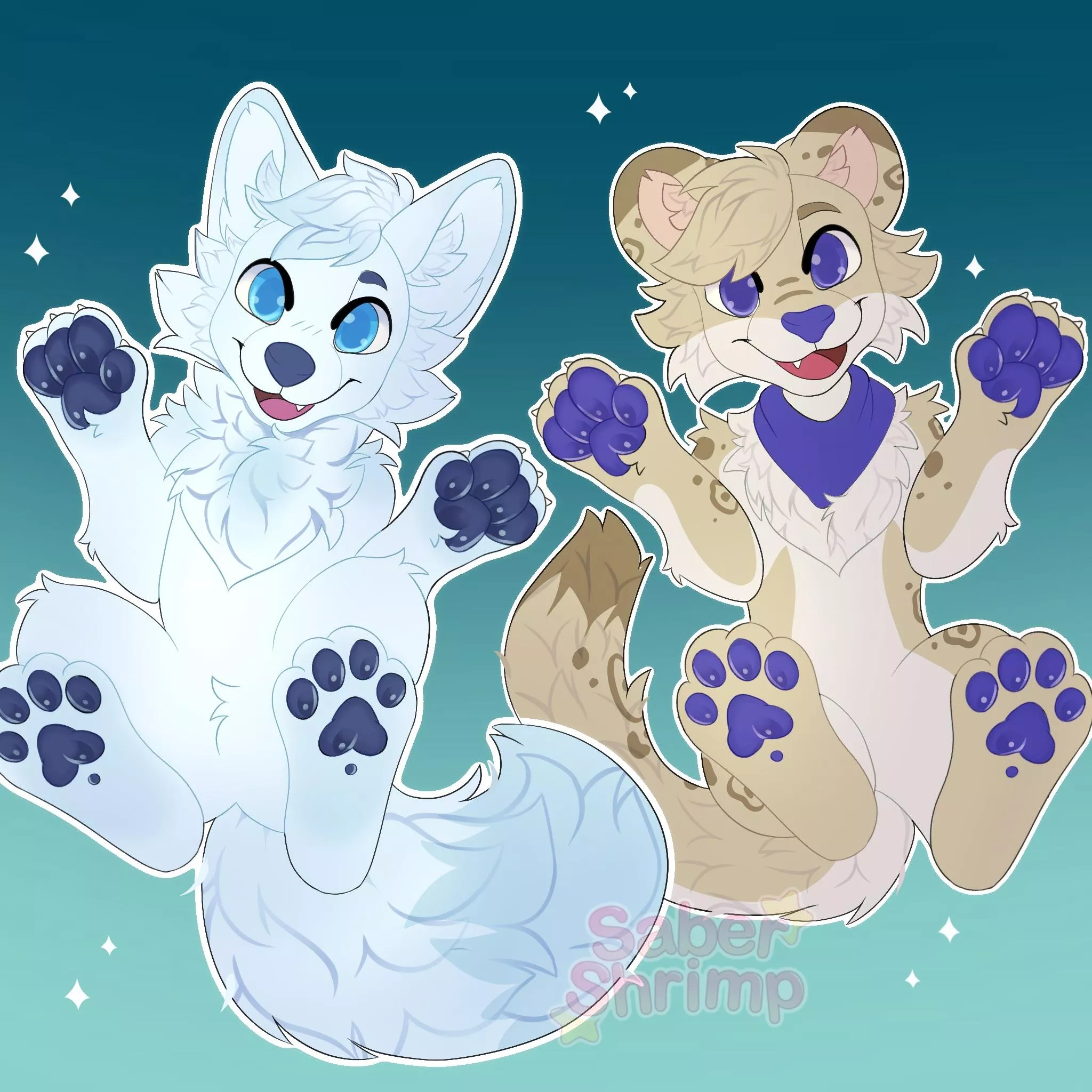 Do you like paws? [Art by me] posted by Sabershrimp