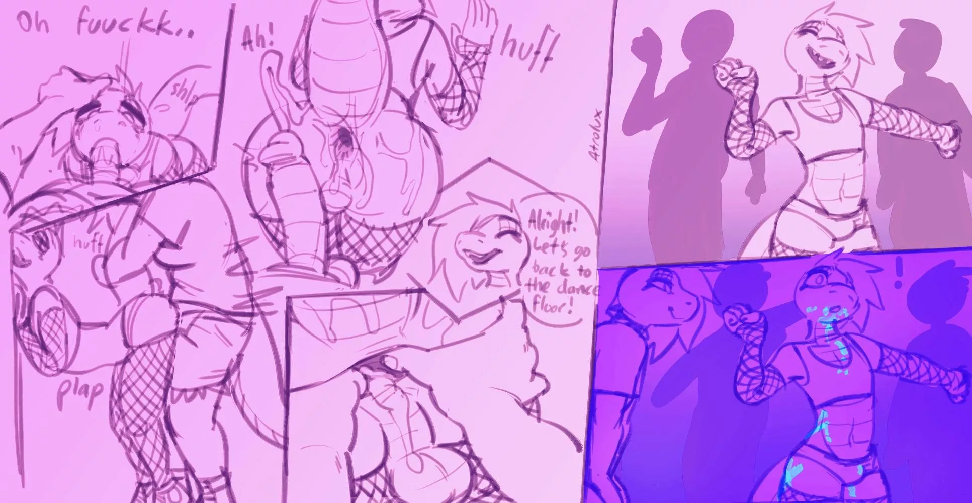 Glow in the dark <3 (unknown) posted by femmiefur