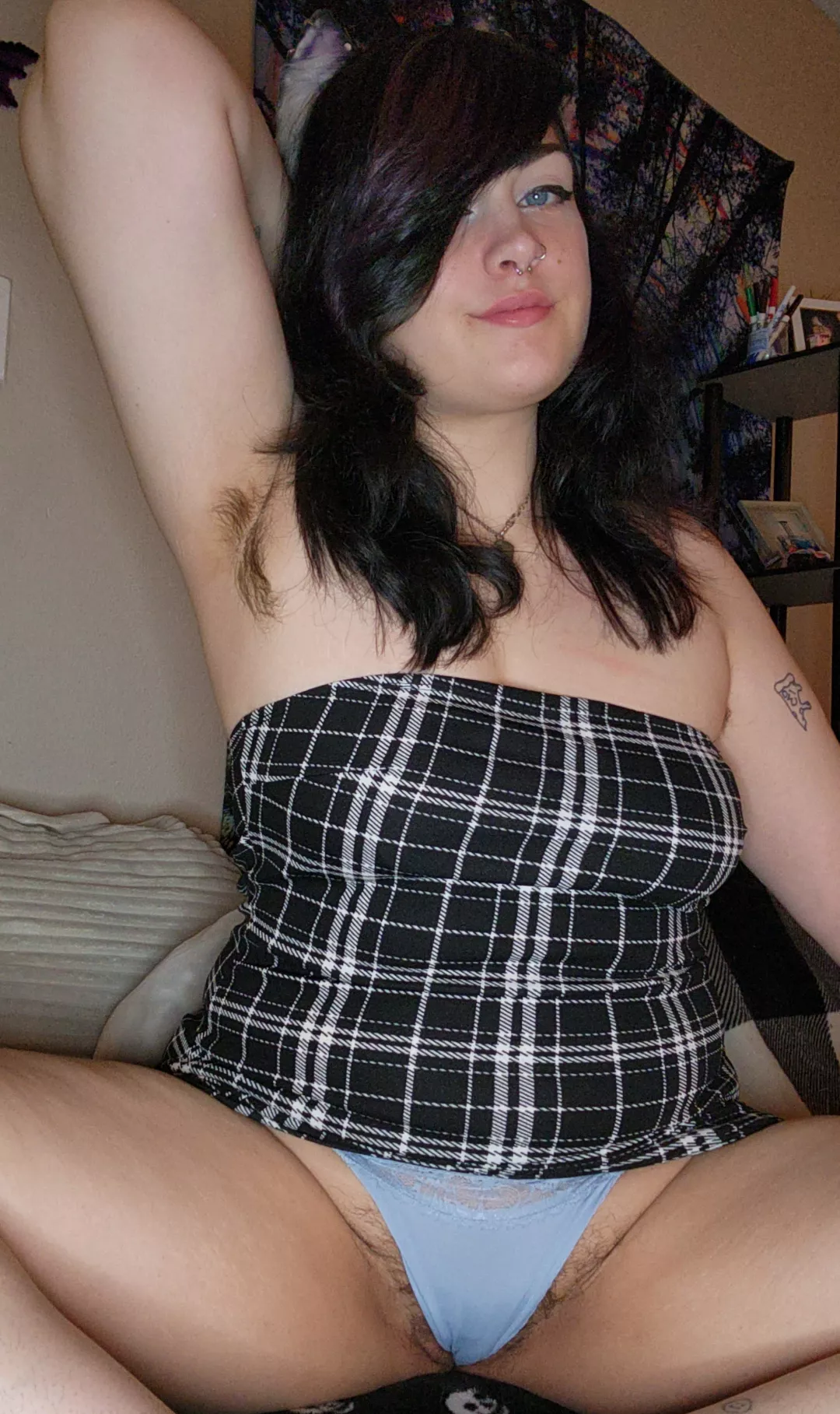 I love how long my pits are getting ♡ posted by IndigoOrion710