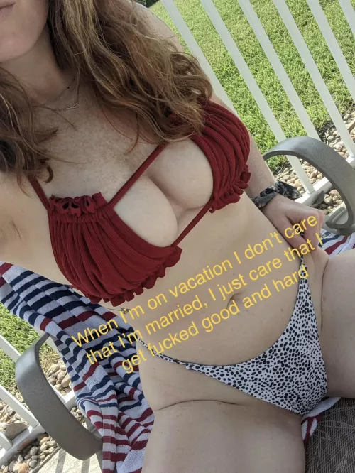 If I’m on vacation it should be about ME right?? by D_MAX330