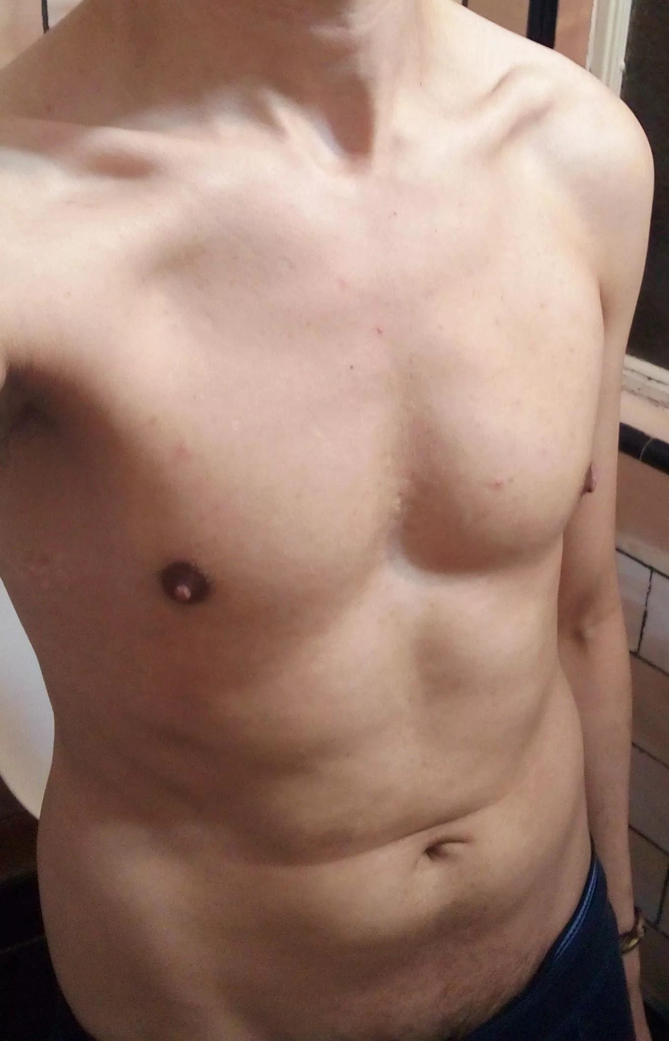 If you wanna see what's under the pants, dm me 😉 posted by wokwud