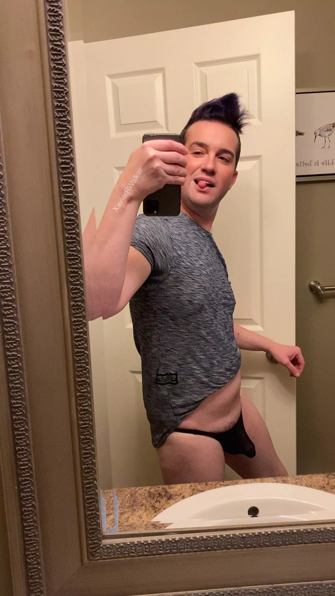 It was a black thong kinda day! Right choice? posted by XavierRWalker